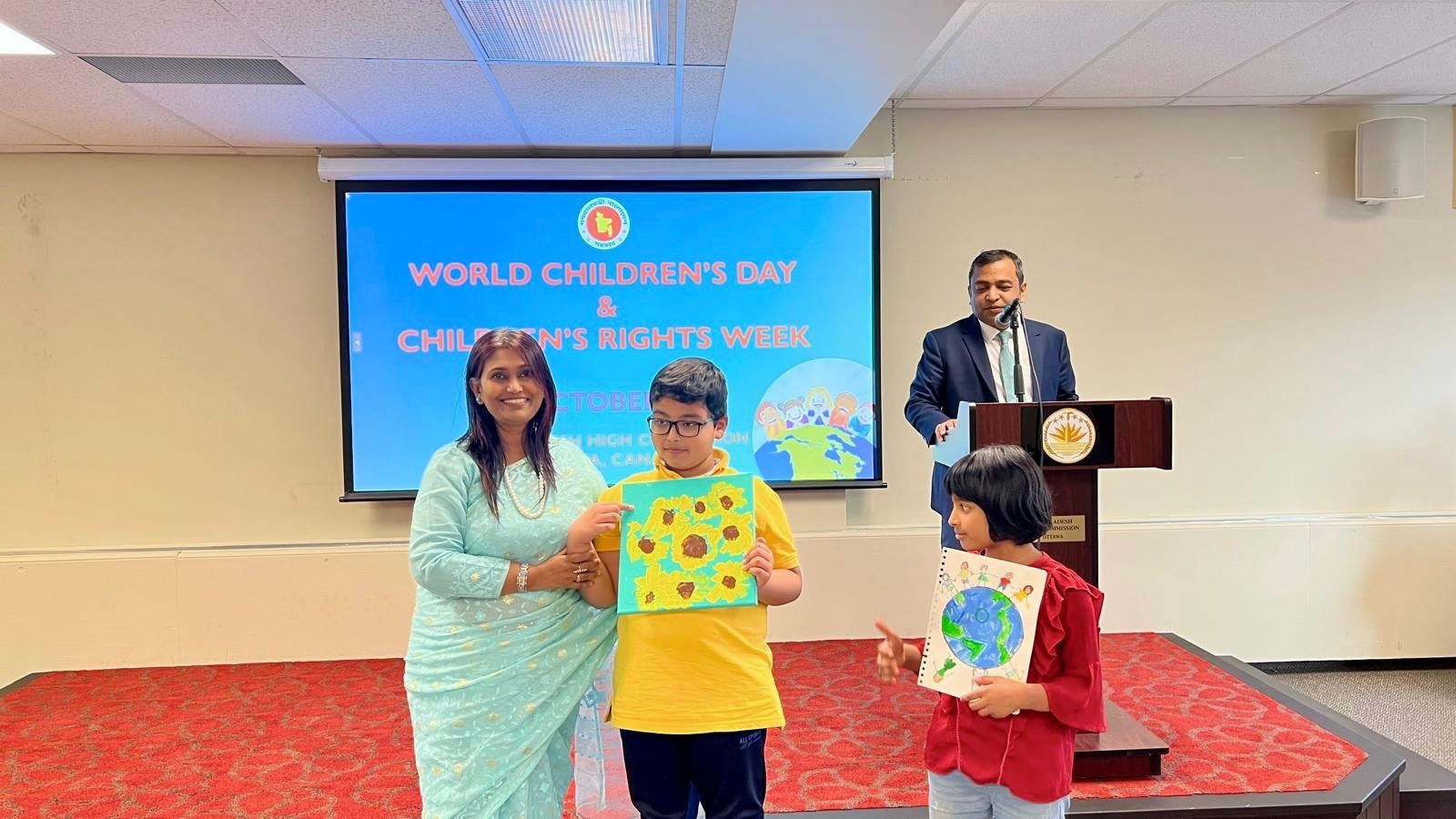 Bangladesh High Commission in Ottawa celebrates World Children’s Day