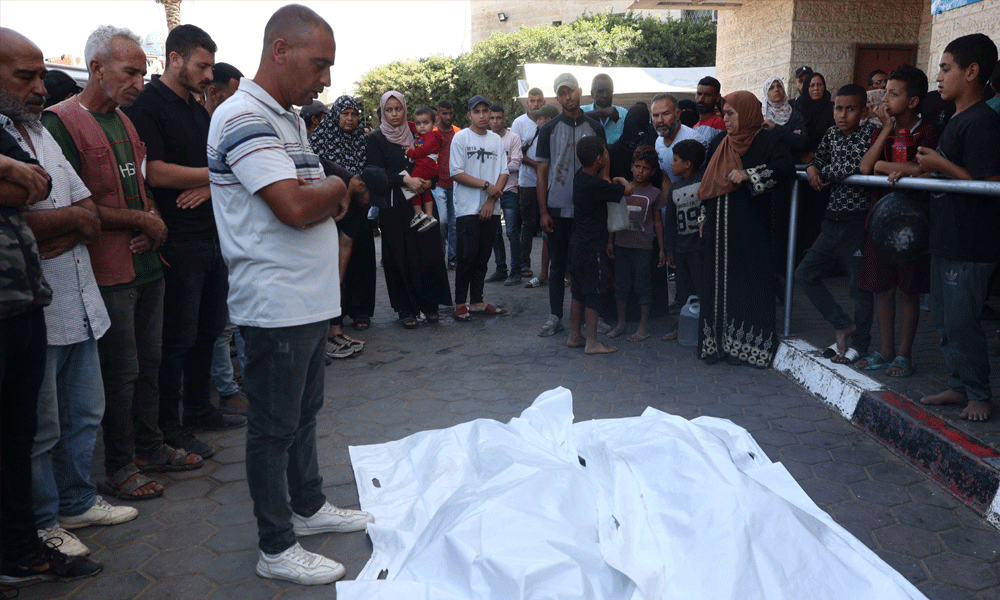 Gaza rescuers say 15 killed in Israeli strike on school turned shelter