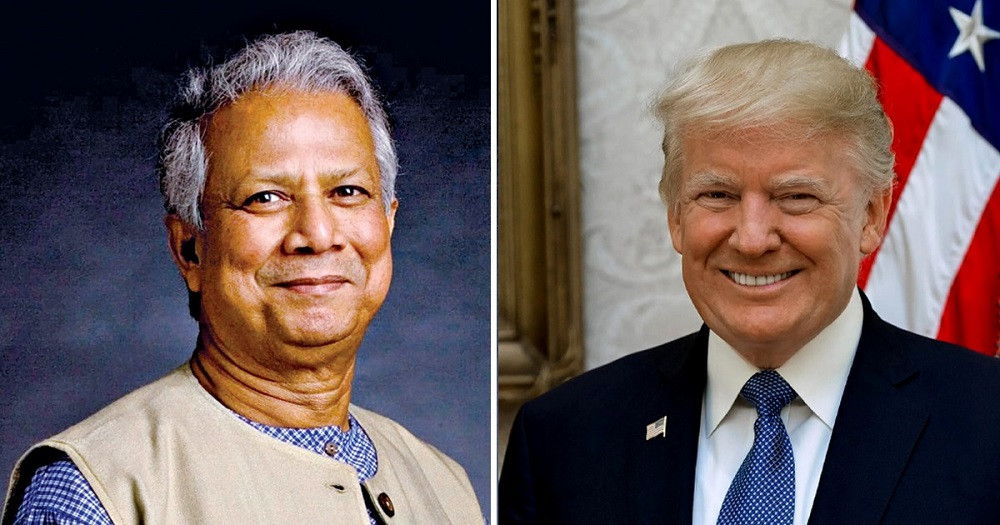 Yunus-led interim govt congratulates Trump on US election win