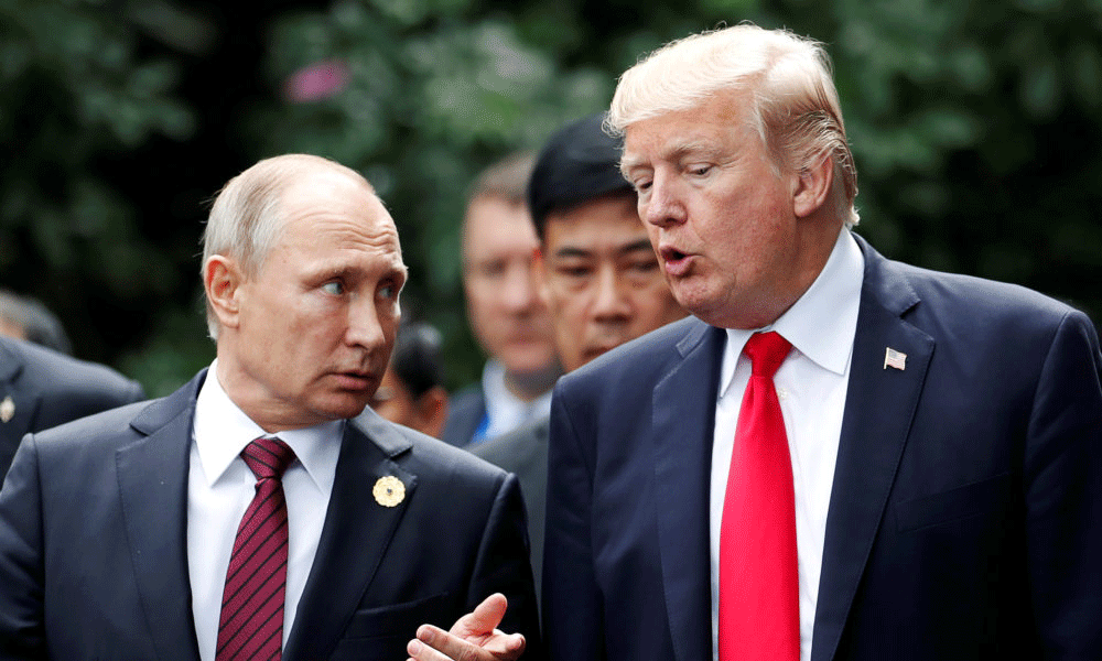 Trump speaks to Putin, warns against escalating in Ukraine