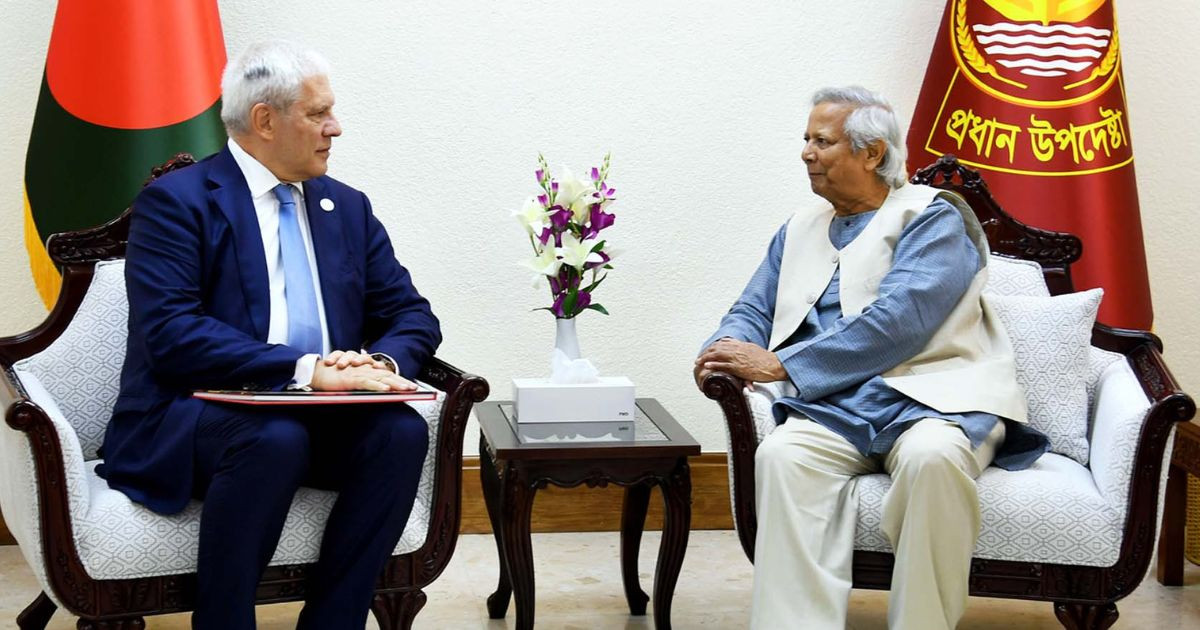 Former Serbian president lauds Yunus’ leadership