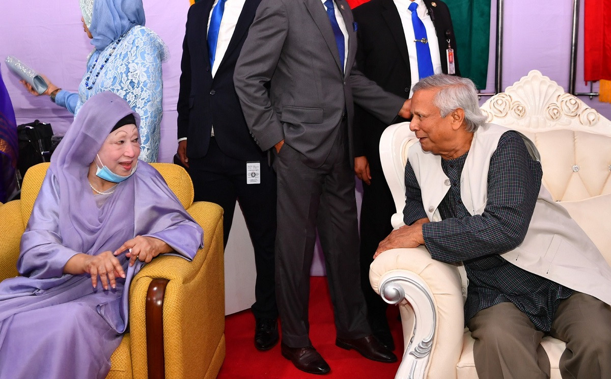 Khaleda makes first public appearance in six years