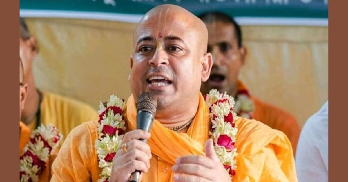 Sanatani leader Chinmoy arrested in case filed over ‘disrespecting’ nat’l flag