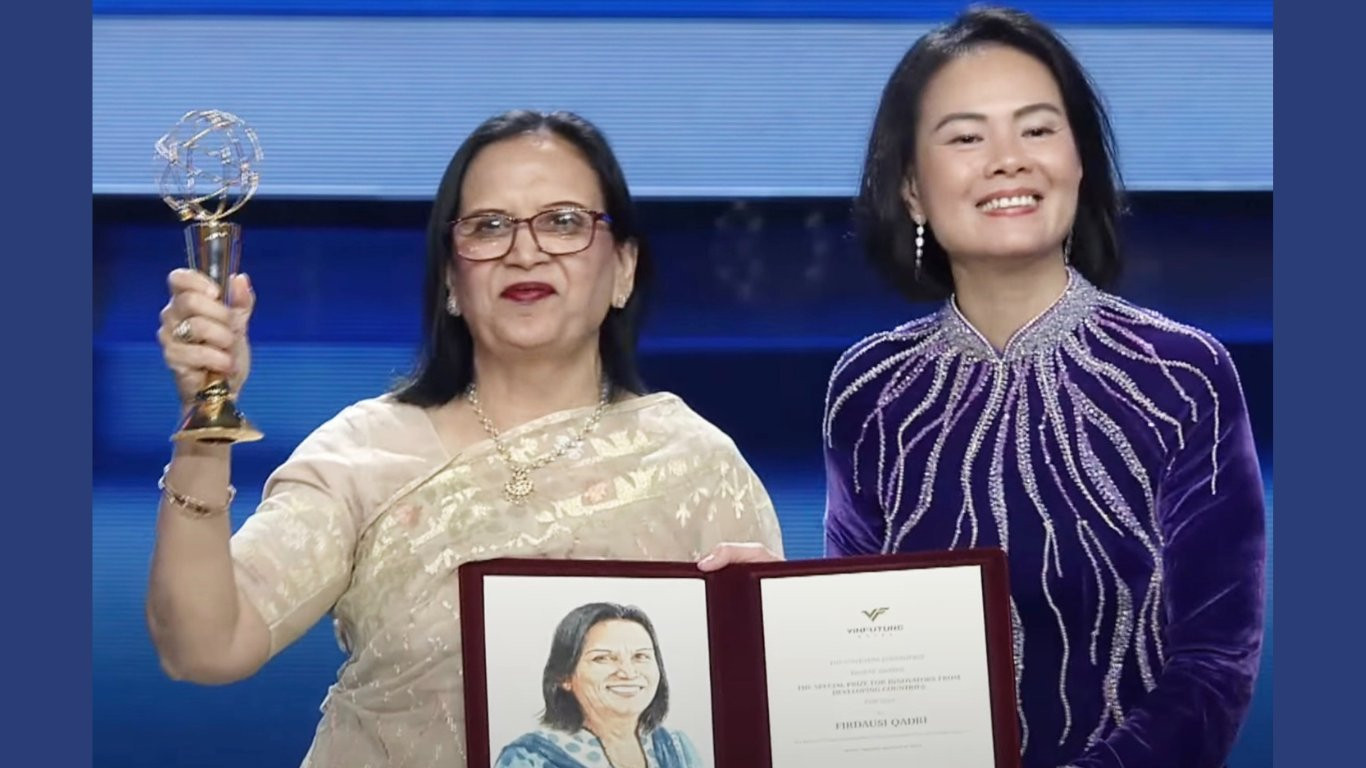 Senior icddr,b Scientist Firdausi Qadri Wins 2024 VinFuture Special Prize