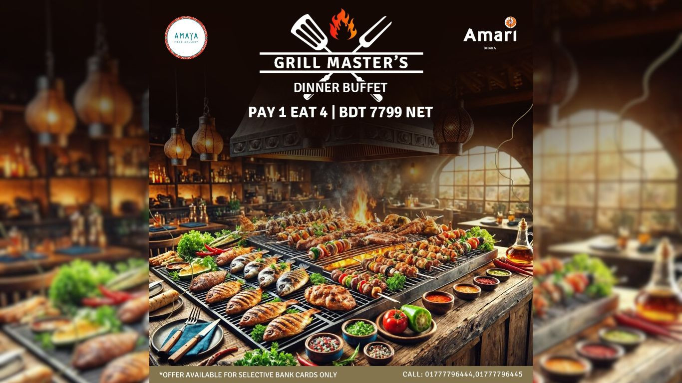 Amaya Food Gallery offers buy-one-get-one-free dinner buffet