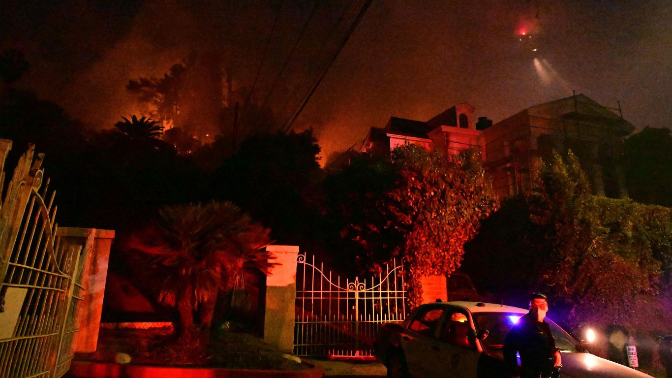 Deadly Los Angeles wildfires threaten Hollywood