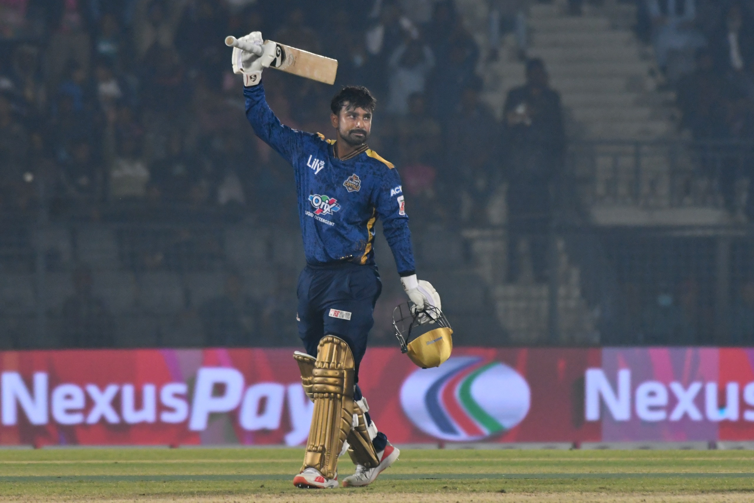 Liton answers with bat leading Dhaka to record-breaking total