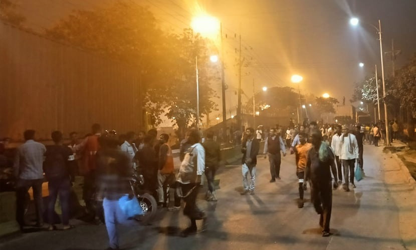 Transport workers block roads causing traffic gridlock in Ctg