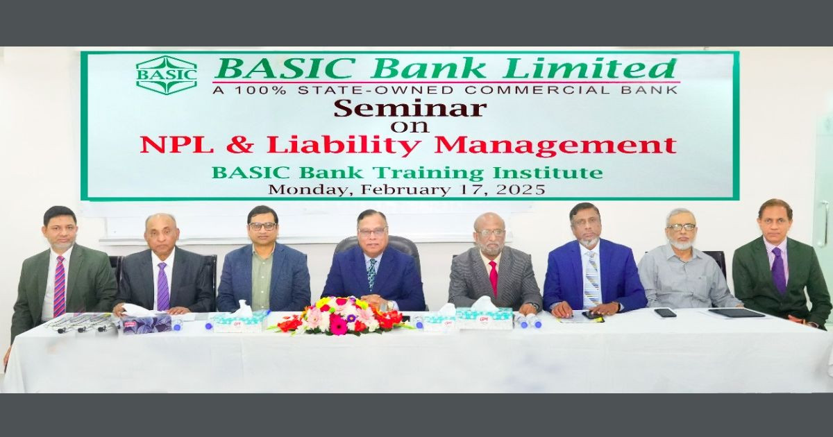 BASIC Bank holds seminar on NPL and Liability Management