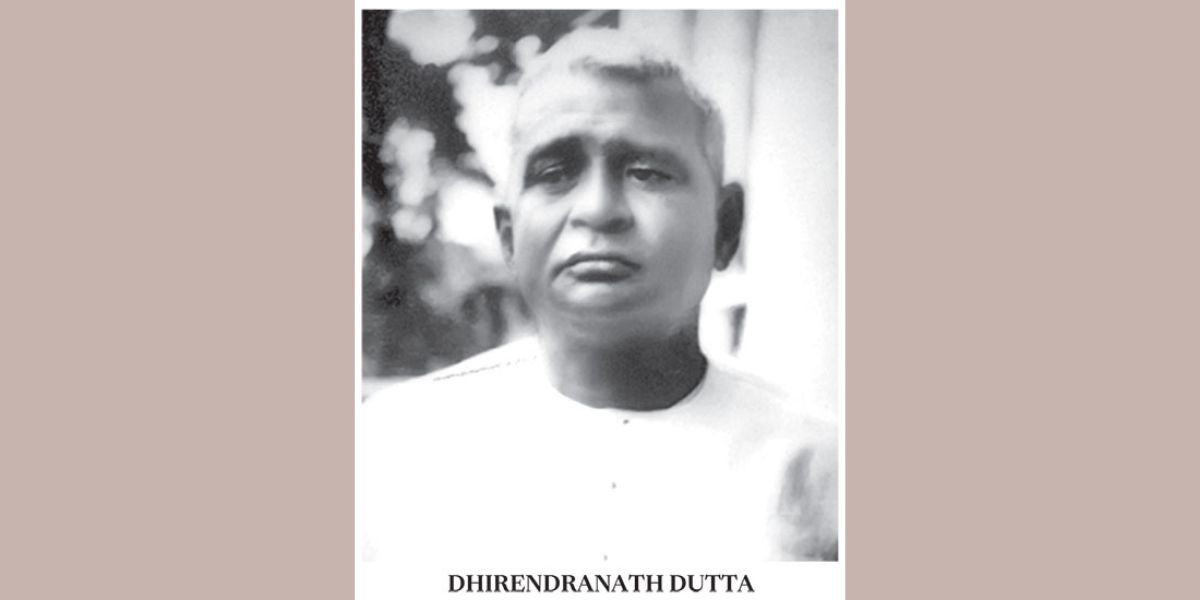Dhirendranath Dutta . . . in February 1948