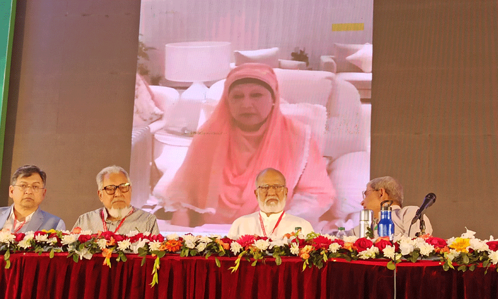Our struggle not over yet, fascist collaborators remain active: Khaleda Zia