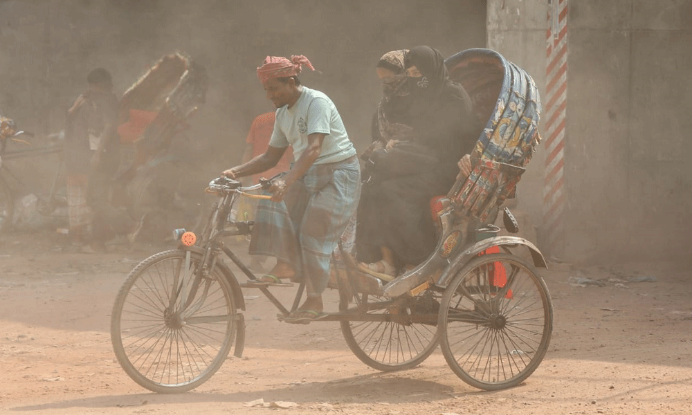 Dhaka’s air world’s 5th worst this morning