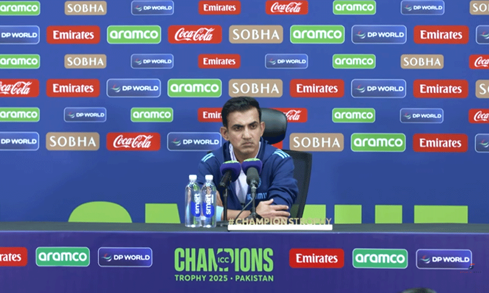 Angry Gambhir hits out at critics of India's one-venue advantage