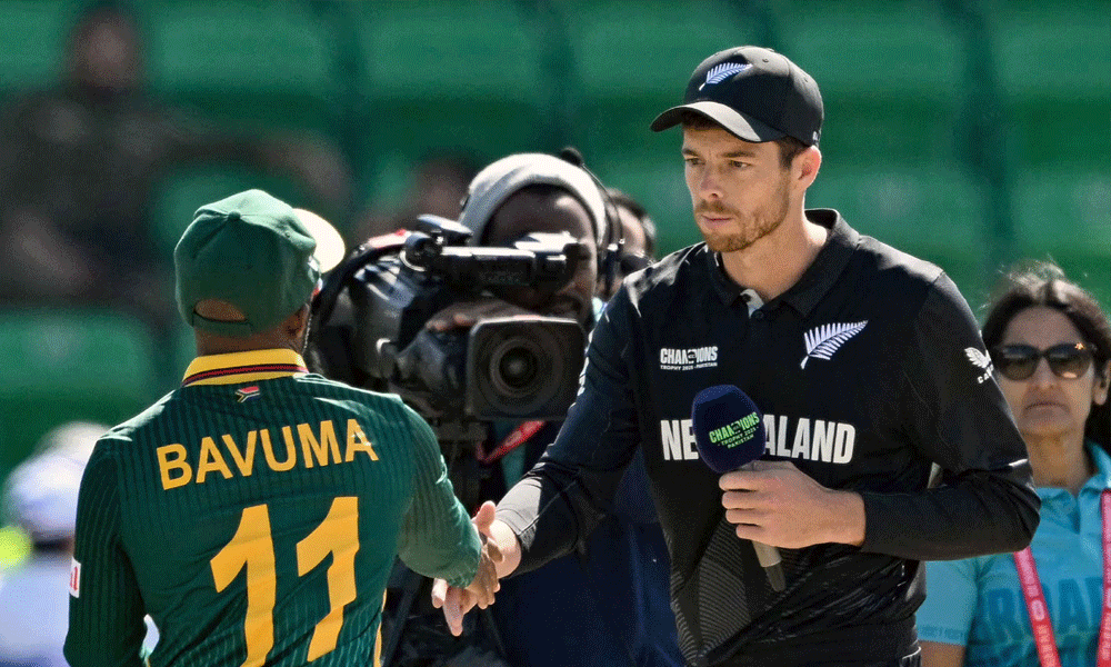 New Zealand win toss, bat against South Africa in second semi