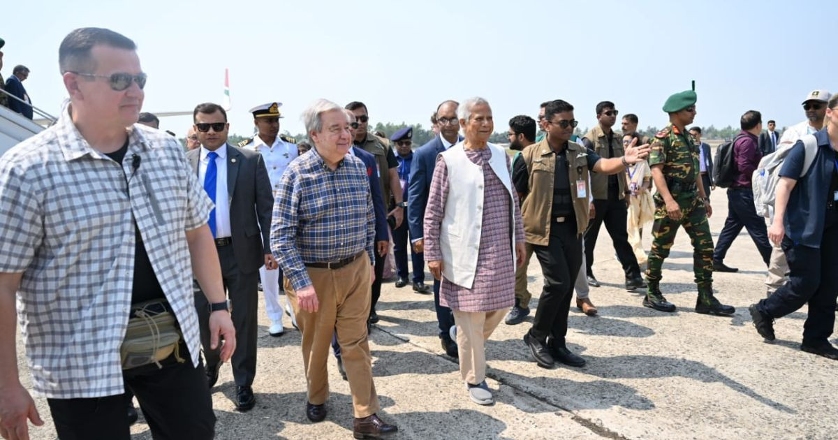 CA, UN chief arrive in Cox's Bazar to visit Rohingyas