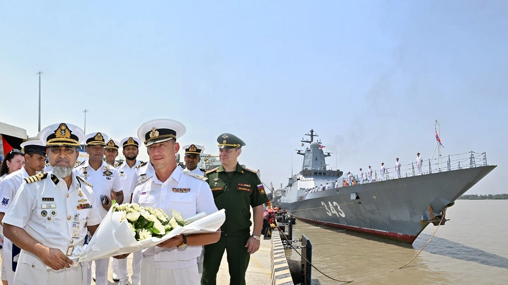 3 Russian Navy warships arrive at Ctg on goodwill visit