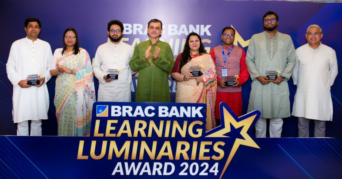 BRAC Bank honours co-workers for championing learning, development