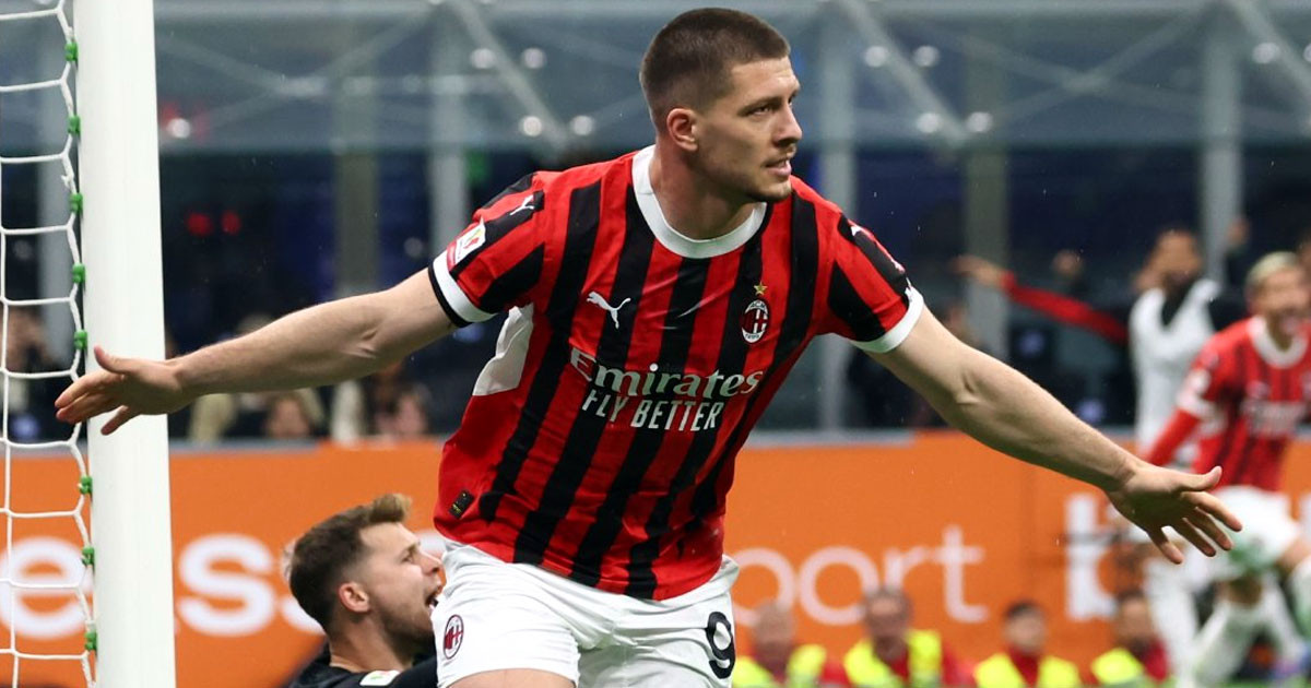 Jovic shoots Milan to Italian Cup final