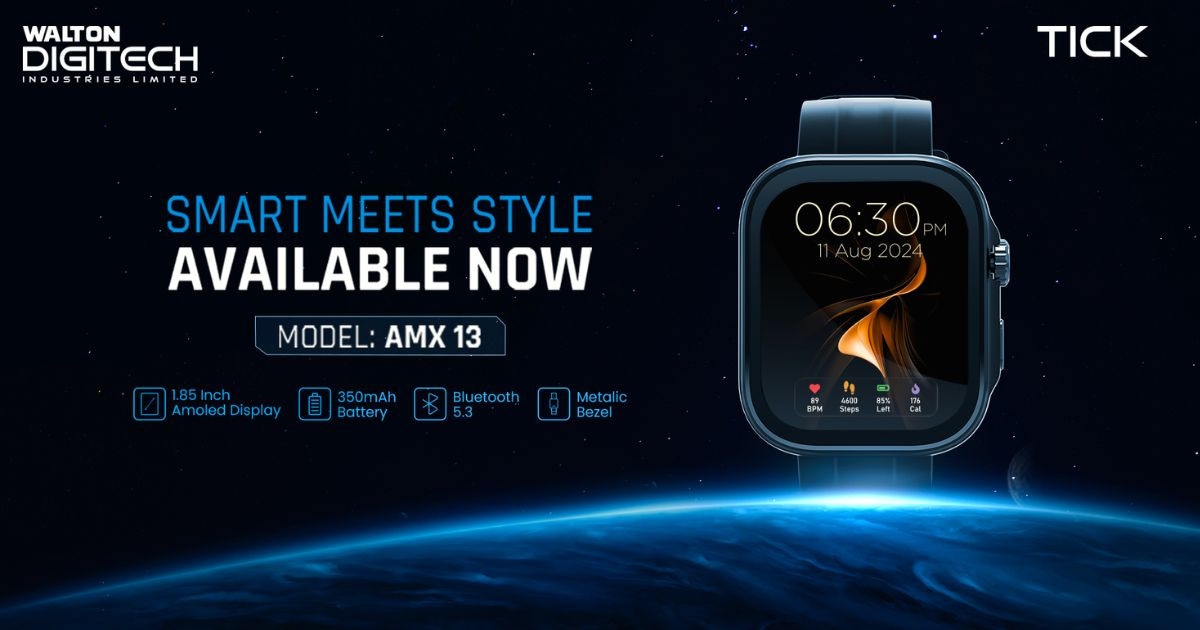 Walton launches new smartwatch ‘TICK AMX13’