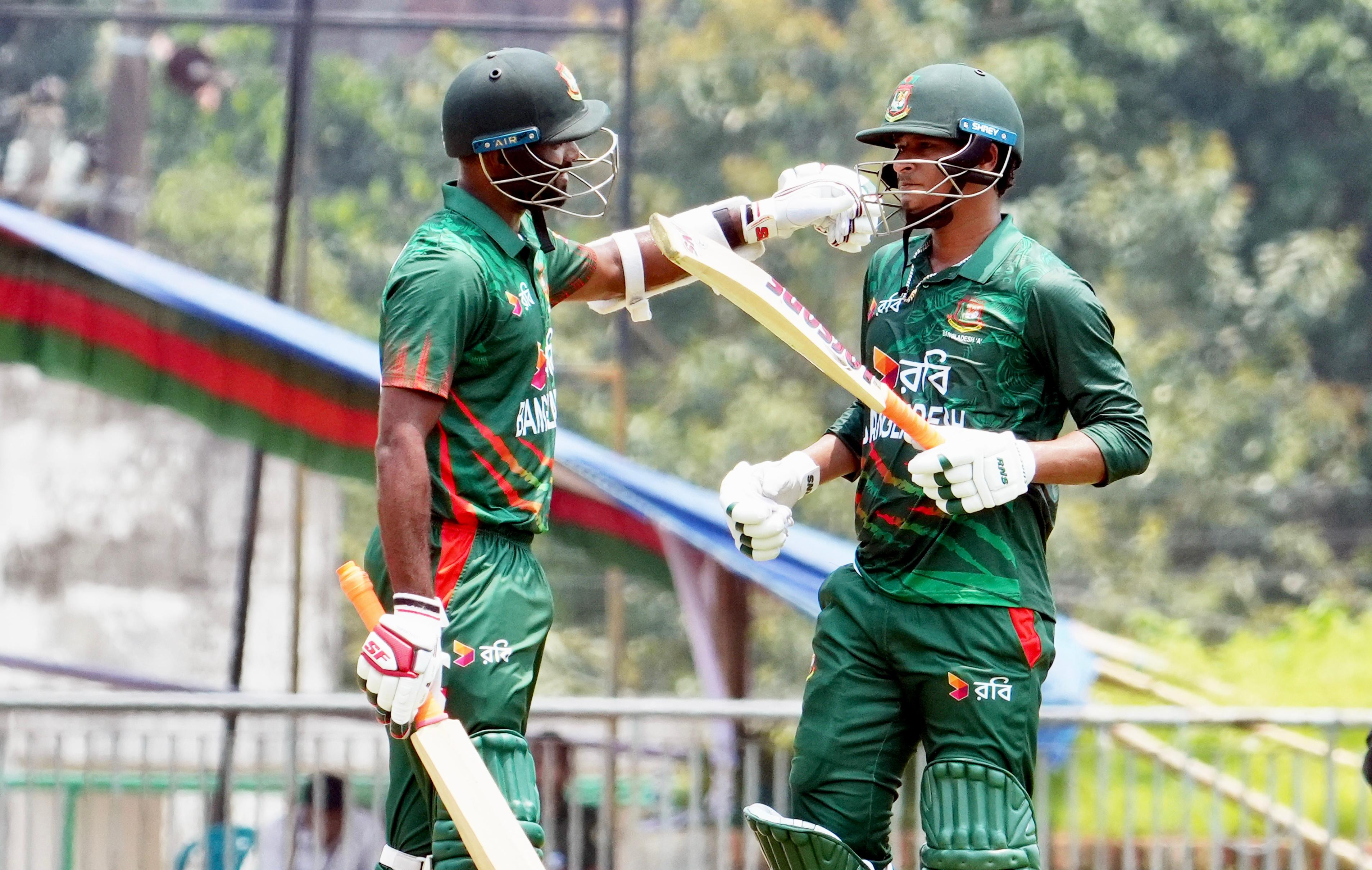 Nasum shines, but Bangladesh A fall short in series finale