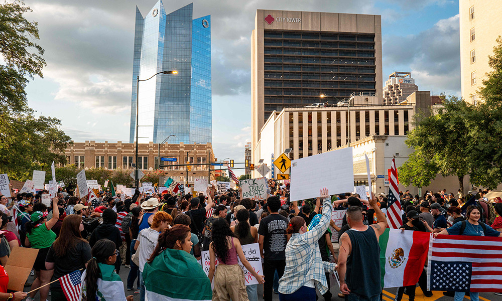 Protests spread across US despite Trump threats