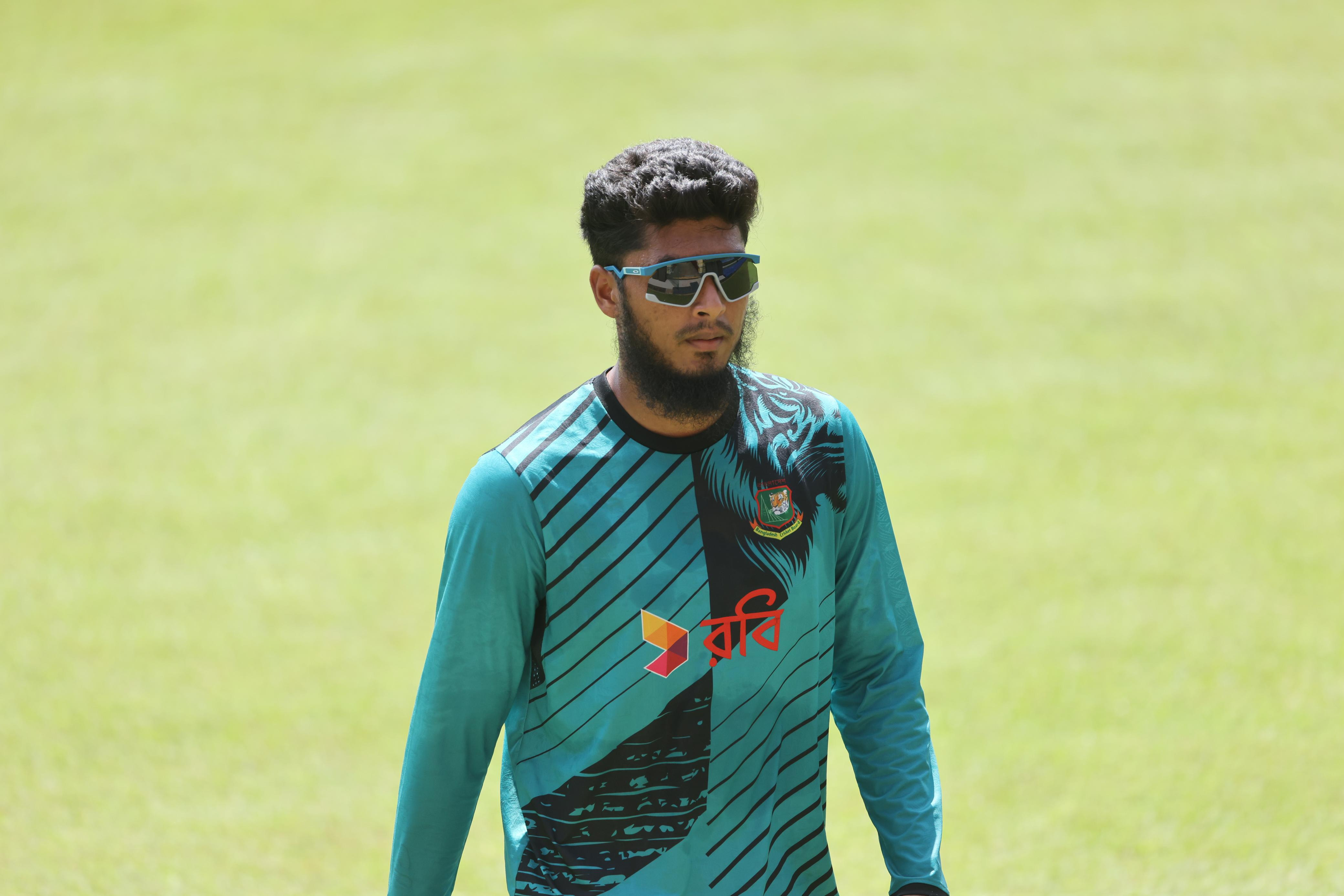Rishad Hossain misses training with illness ahead of first ODI