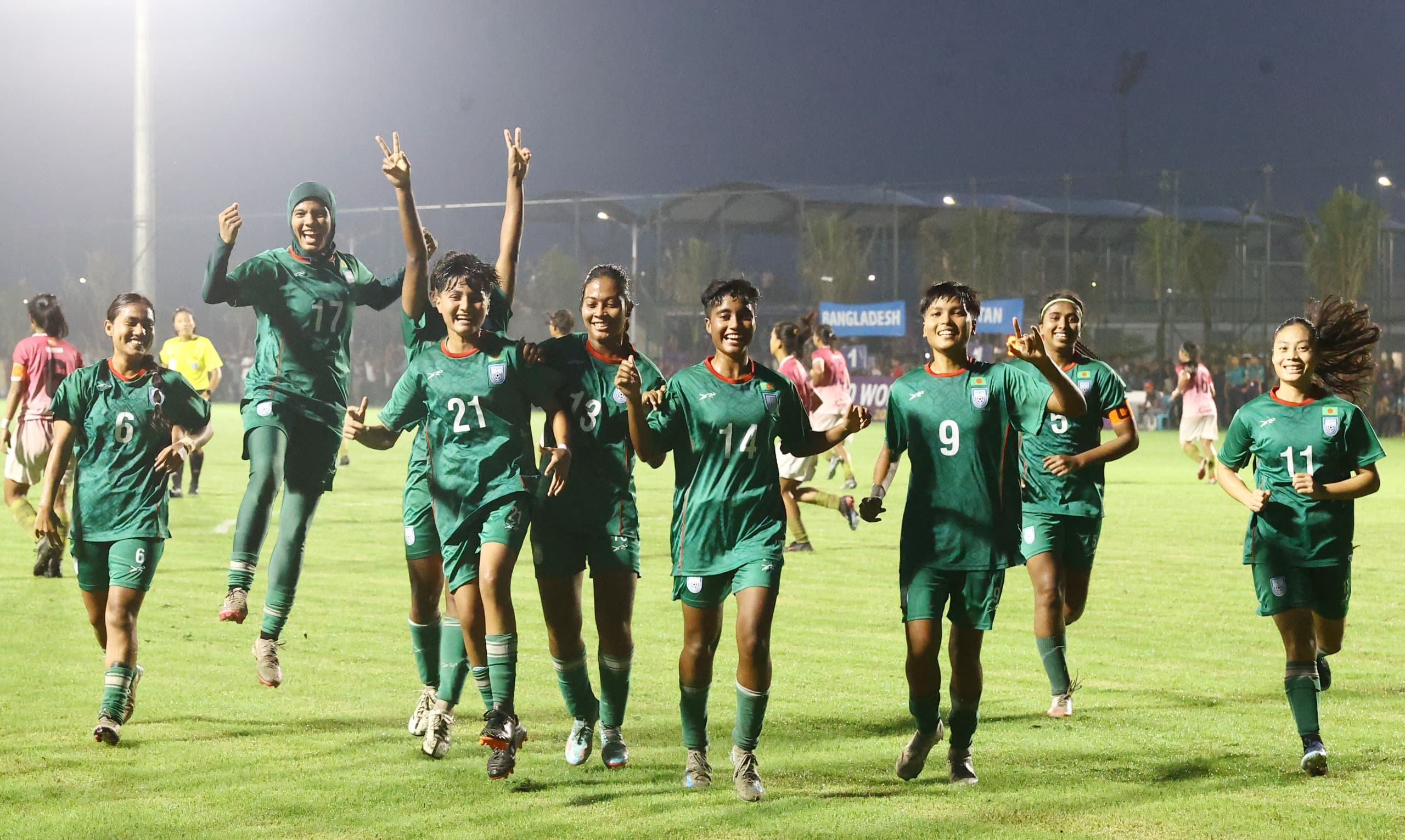 Shanti's hattrick hands third win for Bangladesh after mid-break venue change