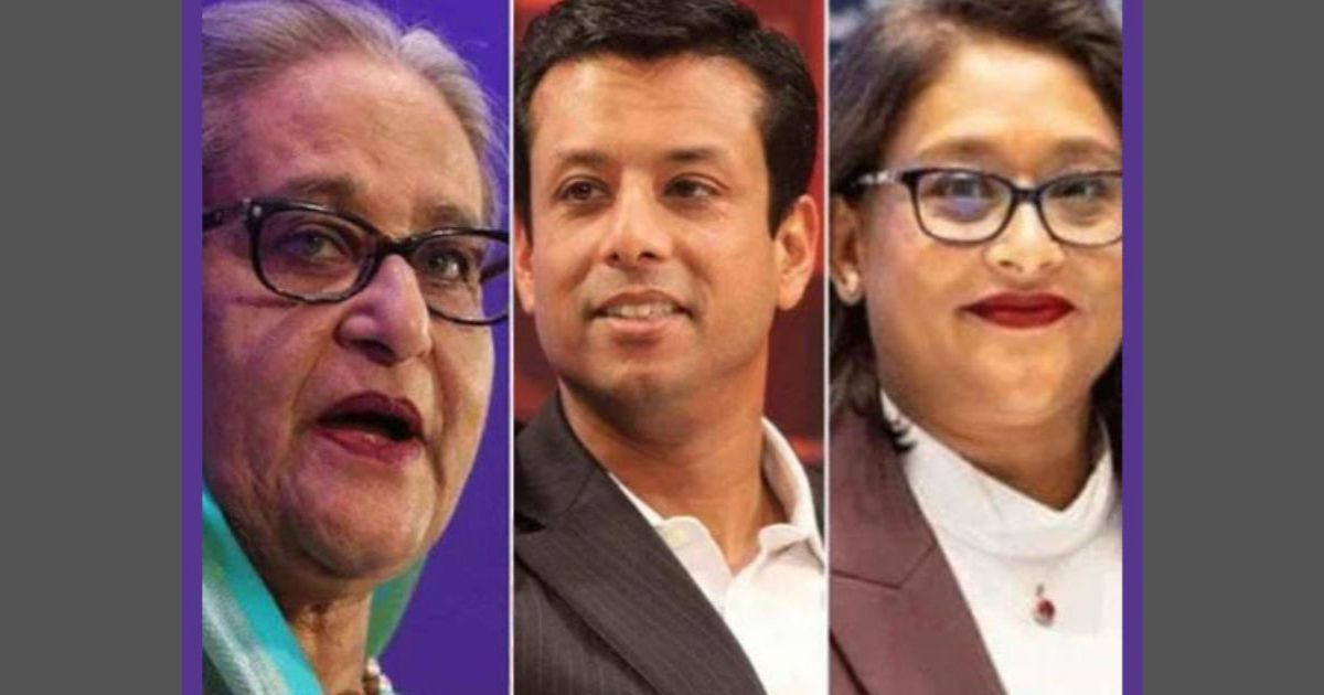 Hasina, Joy and Putul indicted, arrest warrants issued