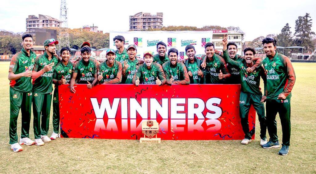 Bangladesh U19s clinch tri-nation trophy