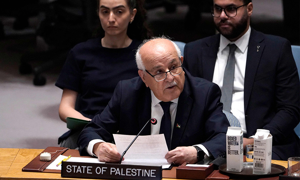 Three-quarters of UN members support Palestinian statehood