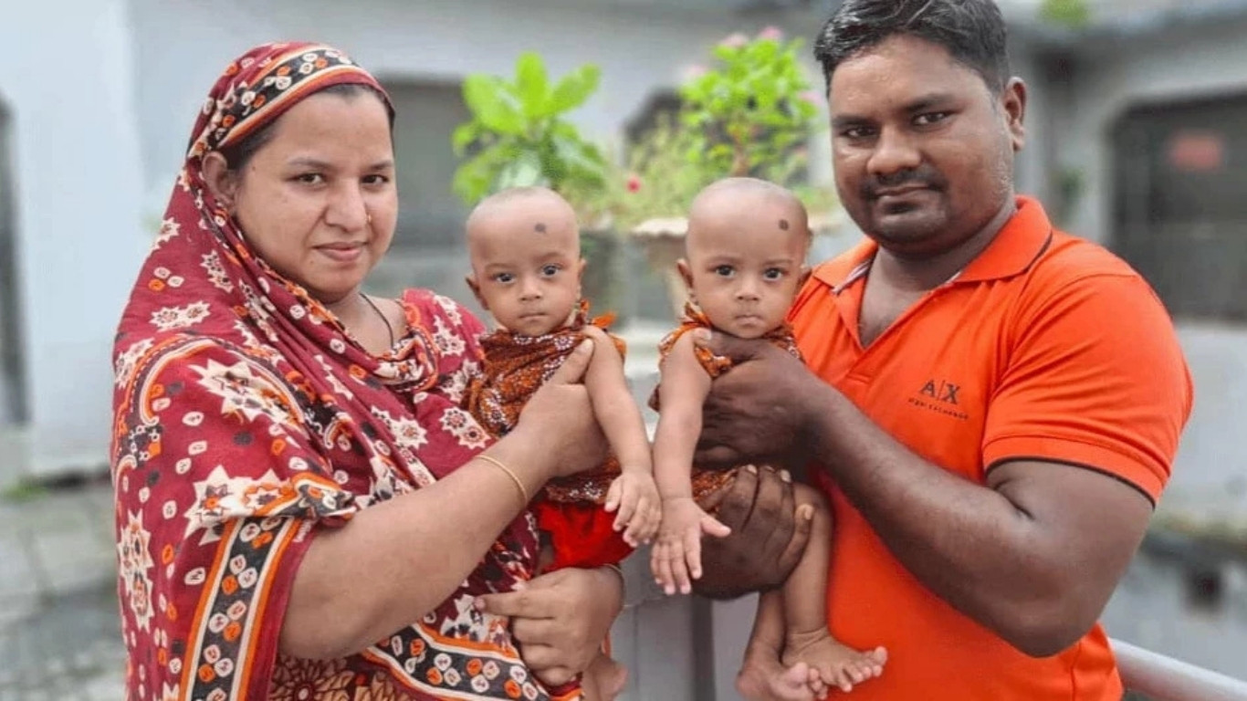 Conjoined twins Juhi, Ruhi on way home after successful separation