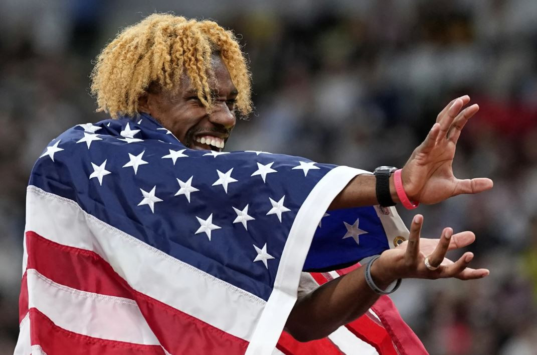 Lyles wins his fourth 200-meter world title, Jefferson-Wooden completes sprint sweep