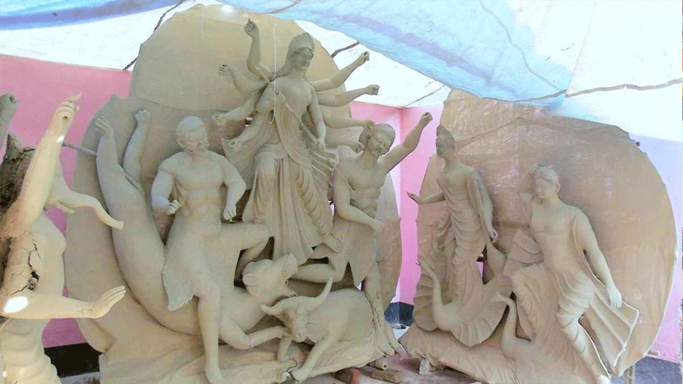 Durga returns to a Thakurgaon temple after 16 years