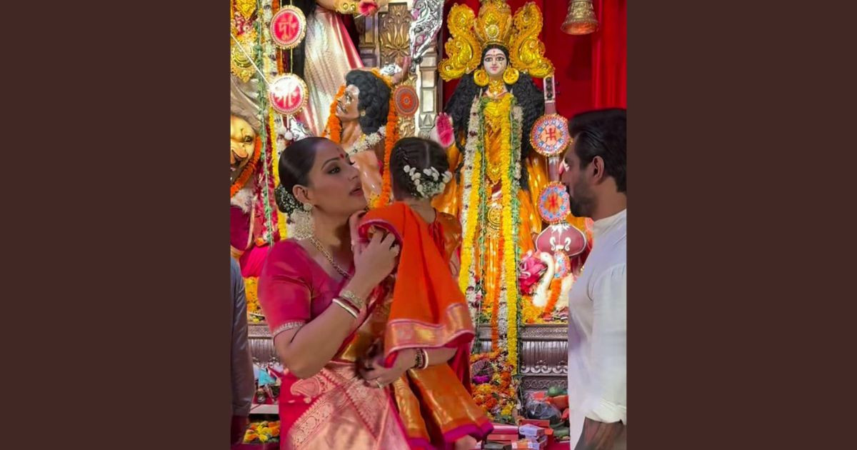 Bollywood stars flock to Mukherjees’ 77th Durga Puja in Mumbai