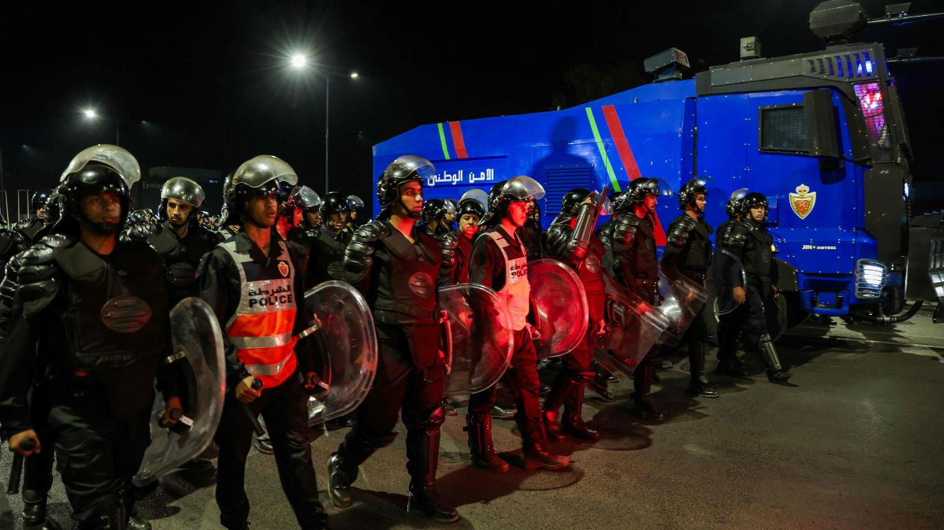 Two killed as violence flares in Morocco protests