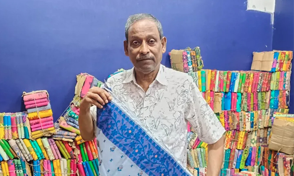 How tensions with Bangladesh are roiling India’s sari business