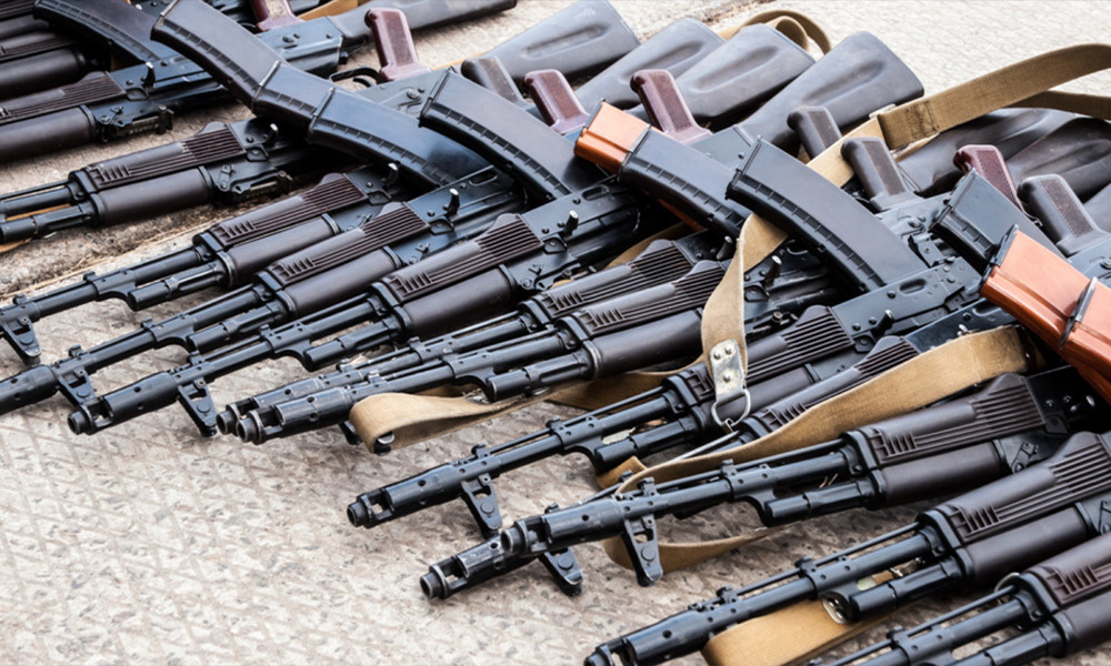 Illegal arms entering the country through seven routes