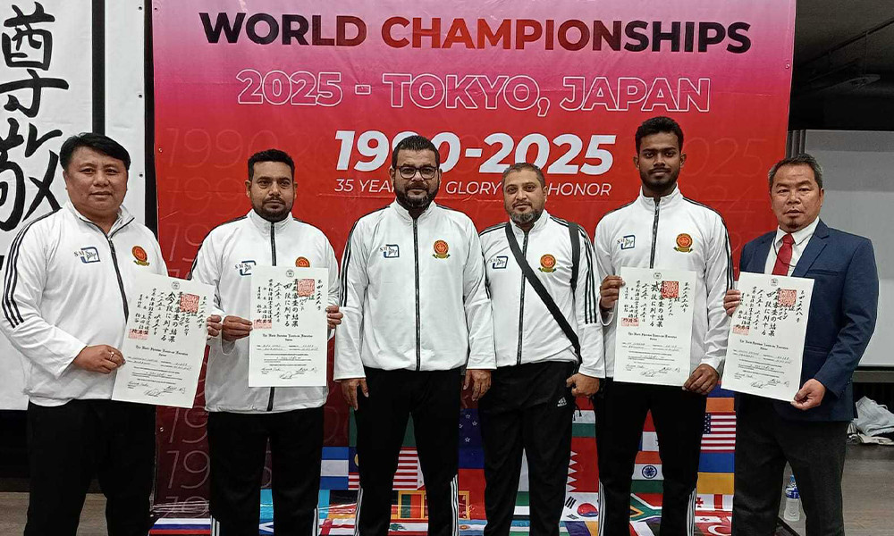 Bangladesh shines at Tokyo Karate Championship with silver medal