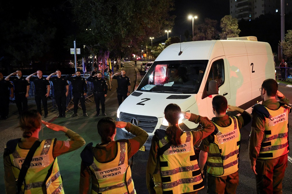 Israel says remains of 4 more hostages have arrived