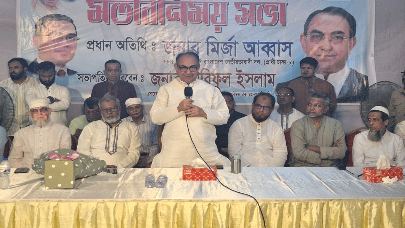 A party is maligning its own religion to please another country: Mirza Abbas