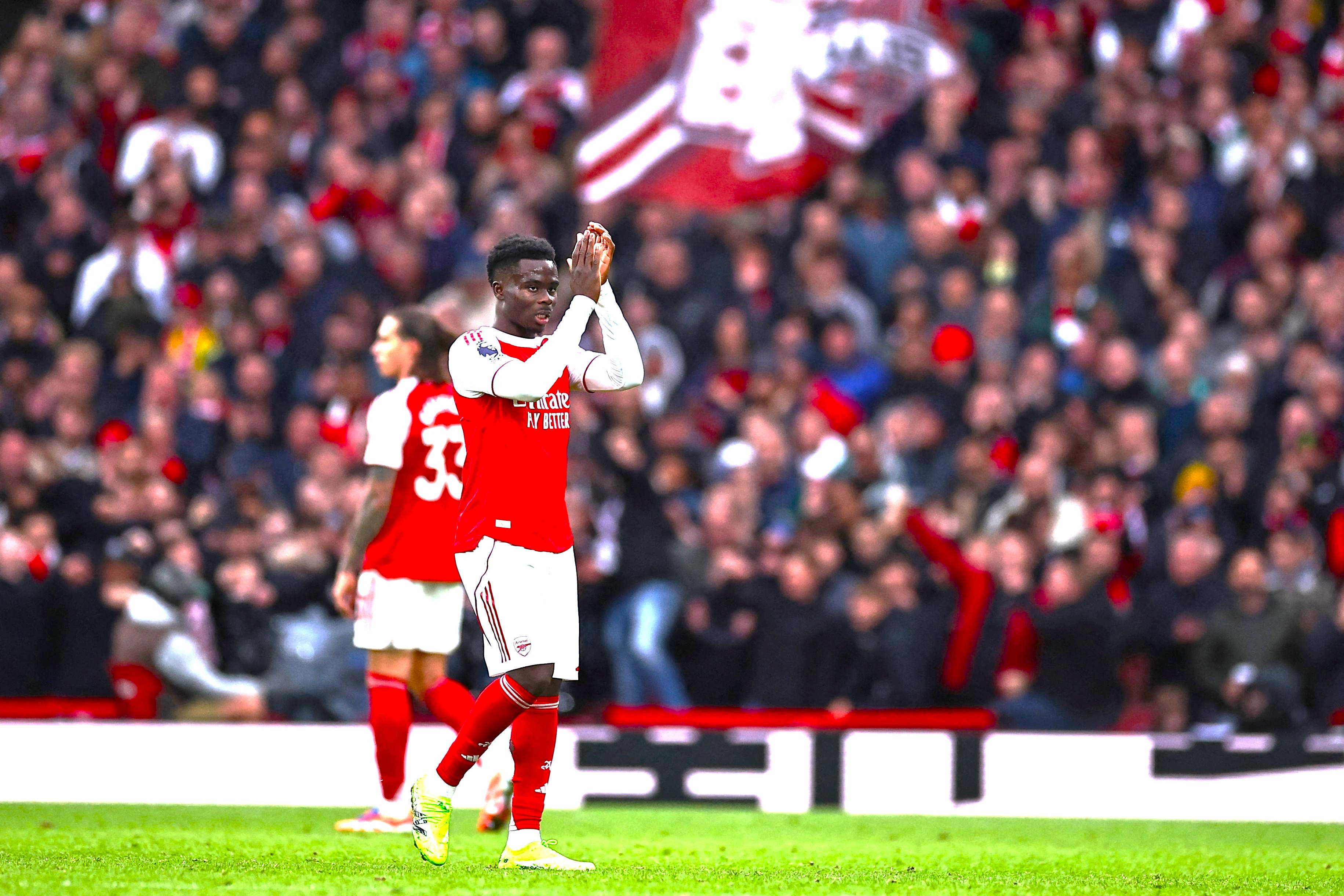 Arsenal depth fuels Saka's belief in title charge