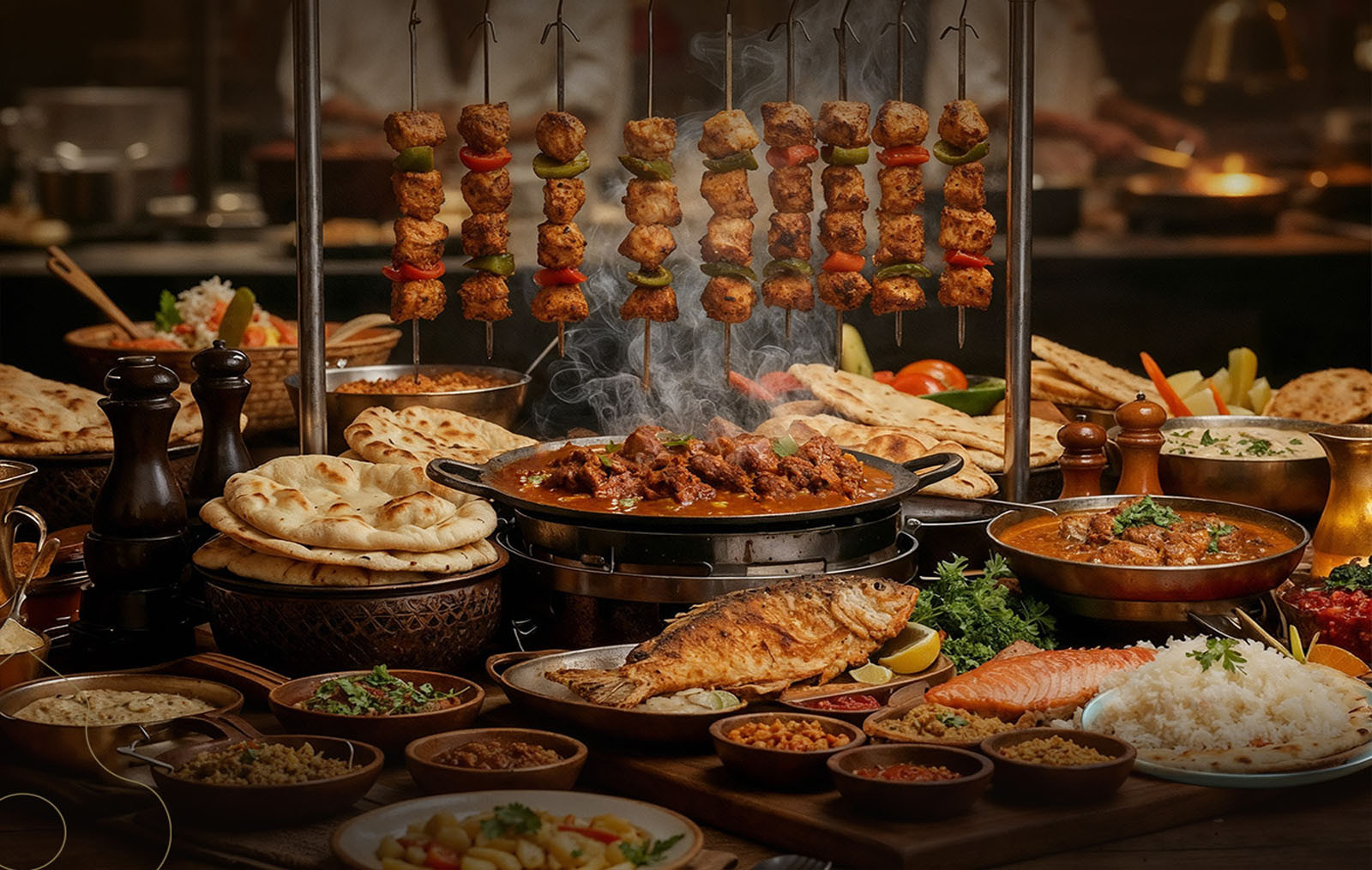 A Feast of Kebabs and Curries from Around the World at Amari Dhaka