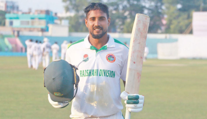 Sunzamul steers Rajshahi with composed century on Day 1