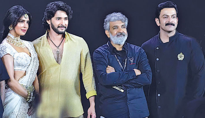Rajamouli unveils first look of Priyanka, Mahesh Babu starrer ‘Varanasi’