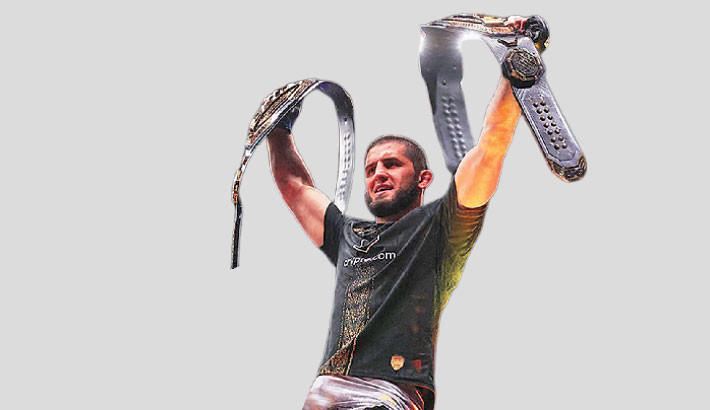 Islam Makhachev claims UFC welterweight belt