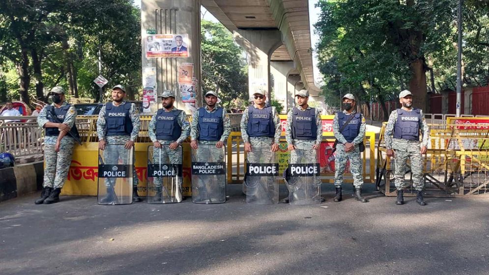 Four-tier security enforced around ICT ahead of Hasina verdict