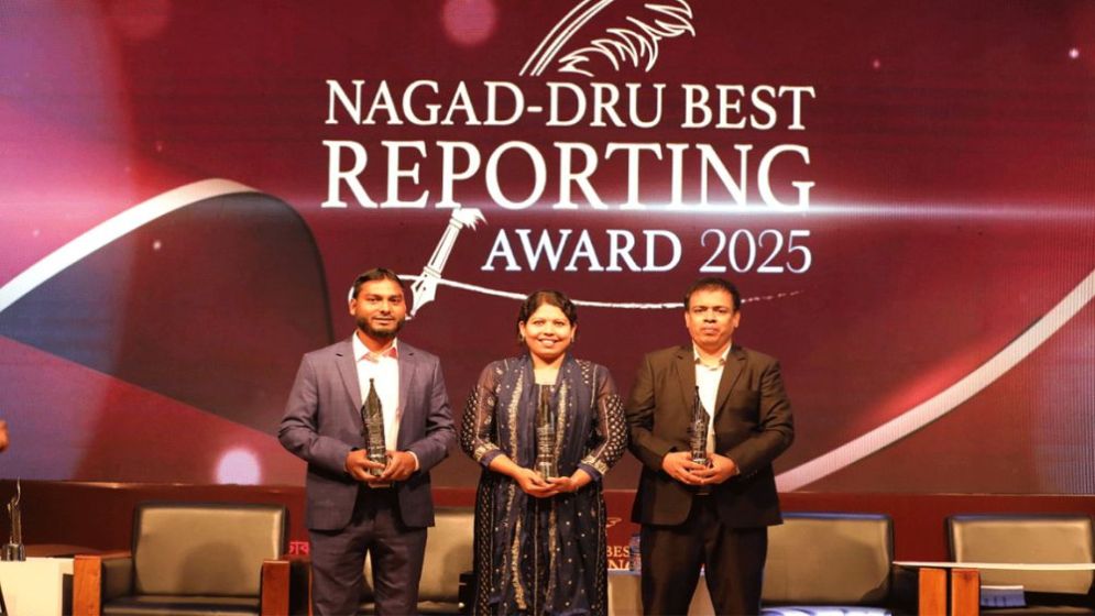 3 Daily Sun journos win Nagad-DRU Best Reporting Award
