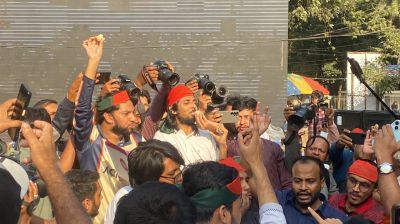 Students stage victory procession celebrating Hasina’s death sentence