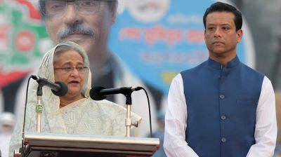 Exclusive: Ahead of Hasina court verdict, son warns of violence if party ban stays