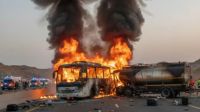 42 Indians killed in Saudi Arabia after bus-tanker collision